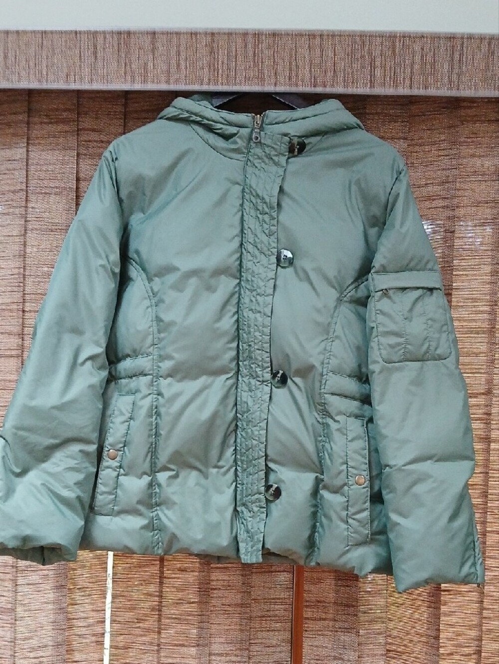 Fashion Bug Olive Green Quilted Puffer Jacket